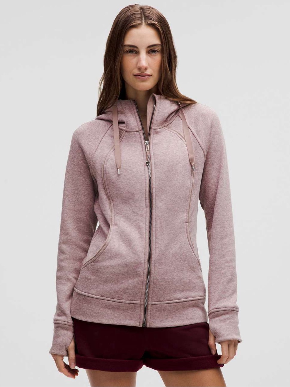 lululemon Scuba Full-Zip Hoodie *Plush (NWT) Heathered Twilight, Size 8